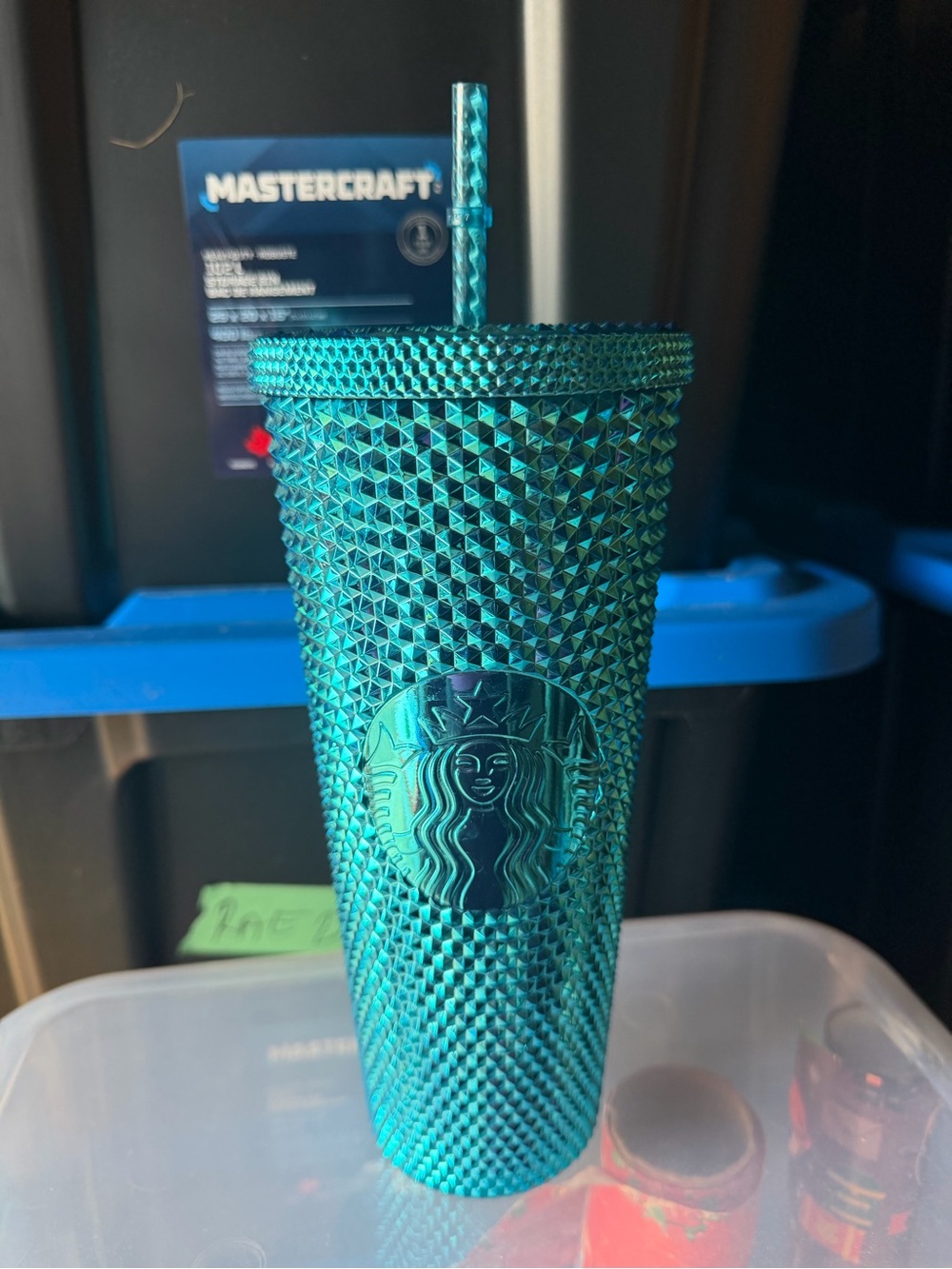Starbucks blue Studded Reusable Tumbler with Straw
